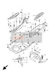 5SEF71160000, Ressort,  Bequille Ce, Yamaha, 2